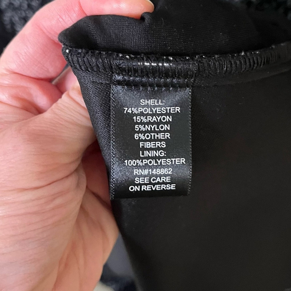 Torrid Black and Gray Midi Dress - Picture 11 of 11